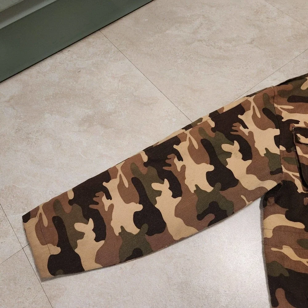G-Unit Mens S Small Camo Camouflage Military Hip Hop Rap Streetwear Jacket‎